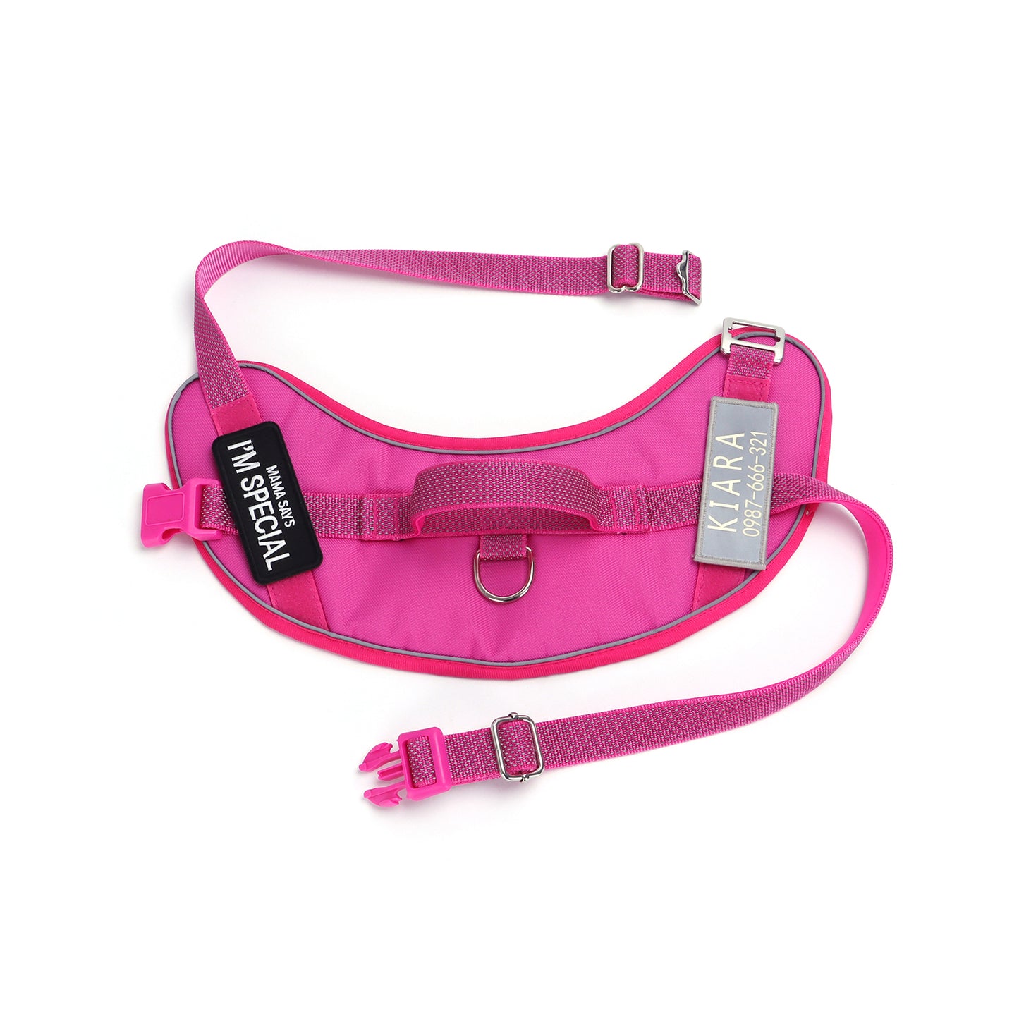 Waterproof Adjustable Reflective Personalized Custom Dog Harness