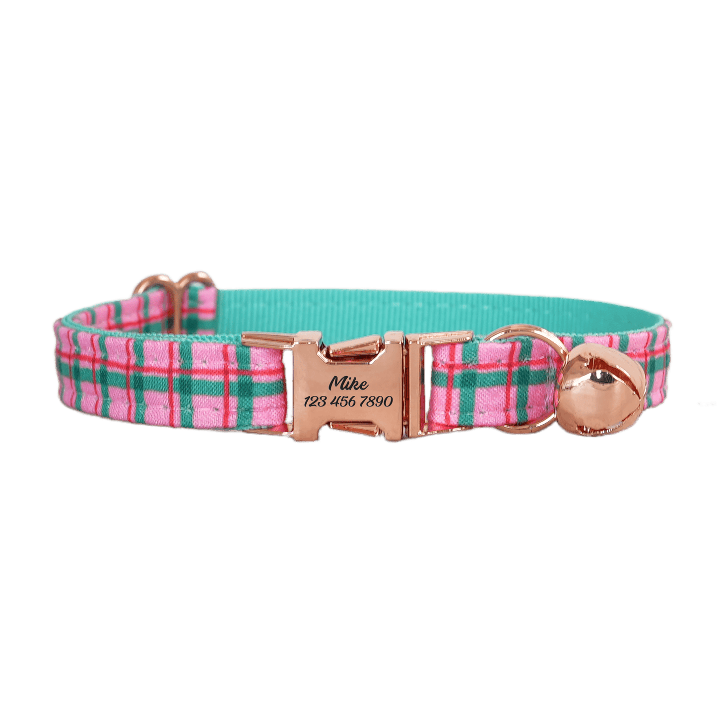 Flower Print Custom Cat Collars with Bowtie