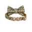 Flower Print Custom Cat Collars with Bowtie