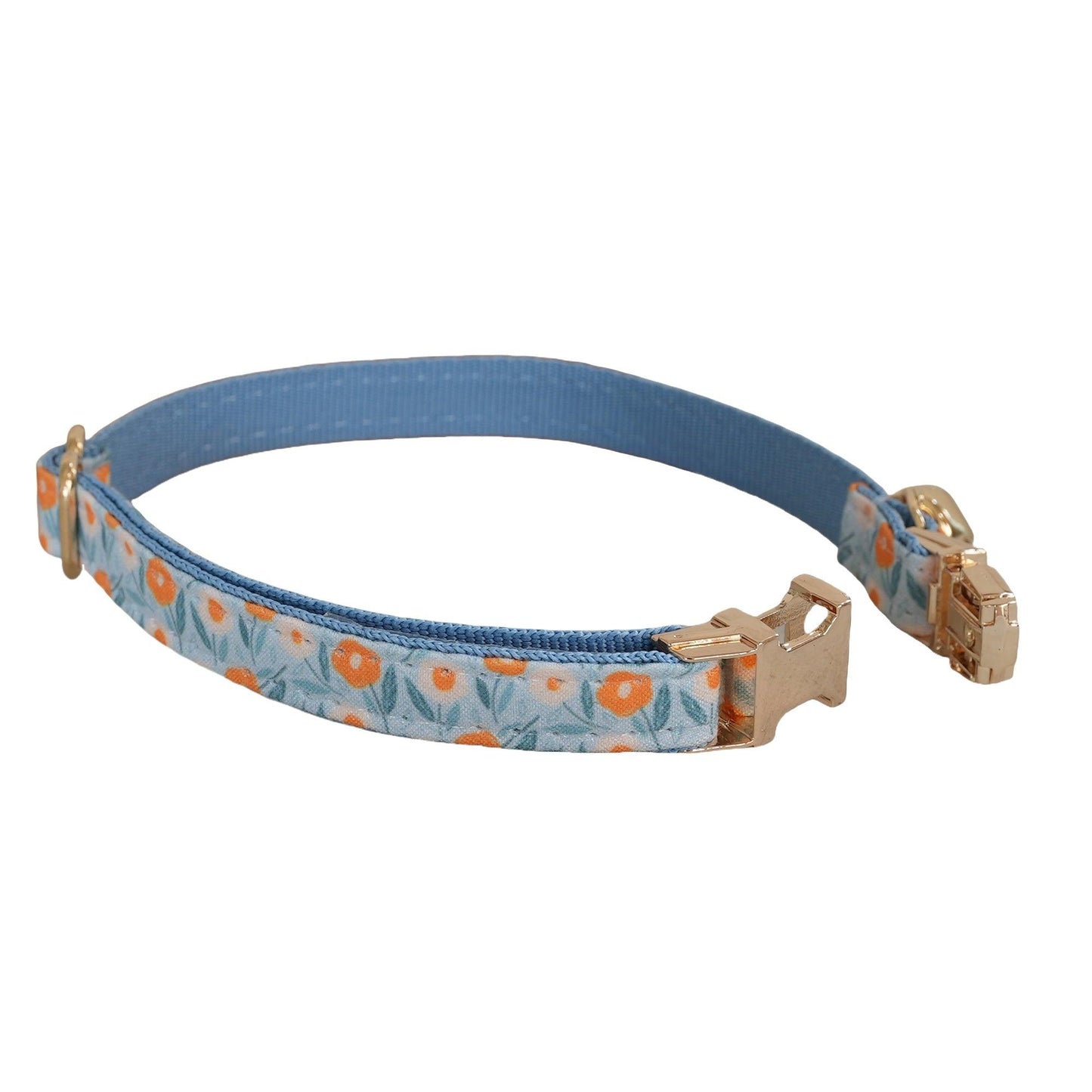 Flower Print Custom Cat Collars with Bowtie