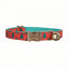 Christmas Adjustable Personalized Cat Collar With Removable Bell