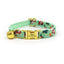 Personalized Christmas Cat Collar with Leash and Bowtie