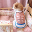 2 PCS Small Dog T Shirts Striped Dog Clothes - iTalkPet