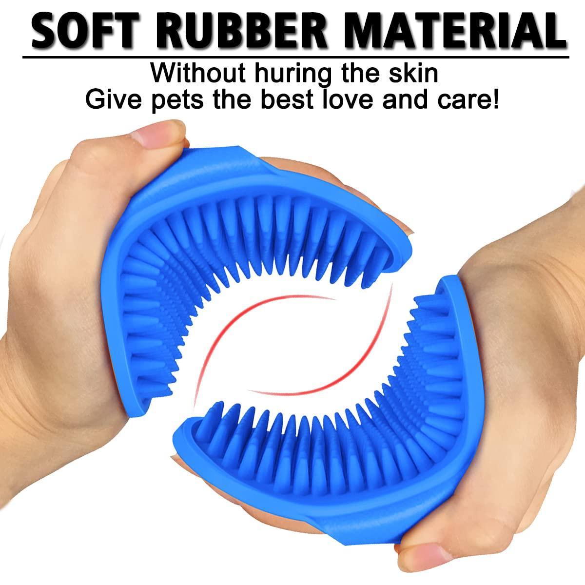 2PCS Pet Bath Brush Pet Grooming Shampoo Brush - iTalkPet