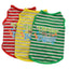 3 PCS Small Dog T Shirts Striped Dog Clothes - iTalkPet