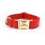 Personalized Leather Dog Collars - Customized Laser Engraved Pet Collar