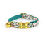 Personalized Christmas Cat Collar with Leash and Bowtie