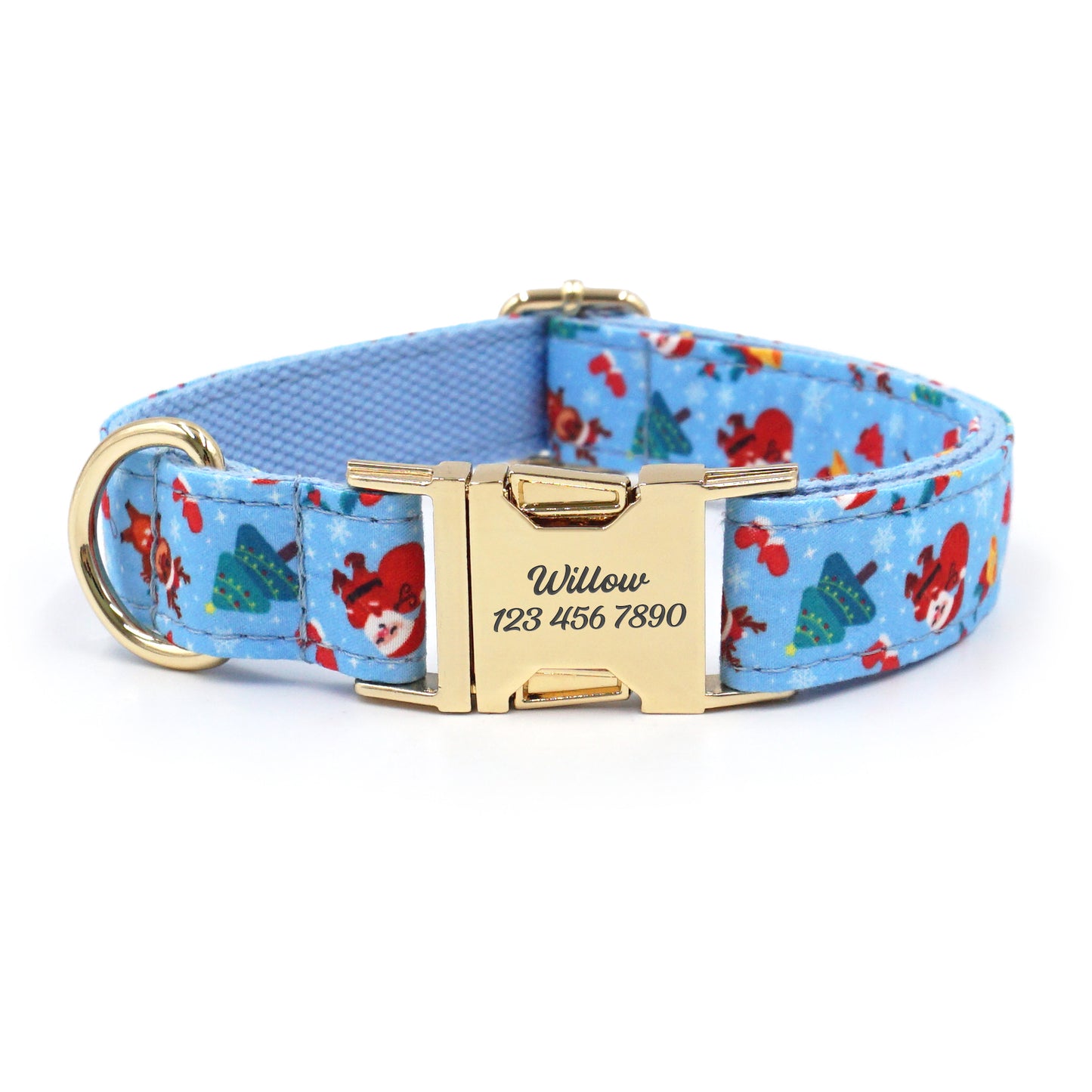 Personalized Christmas Dog Collars