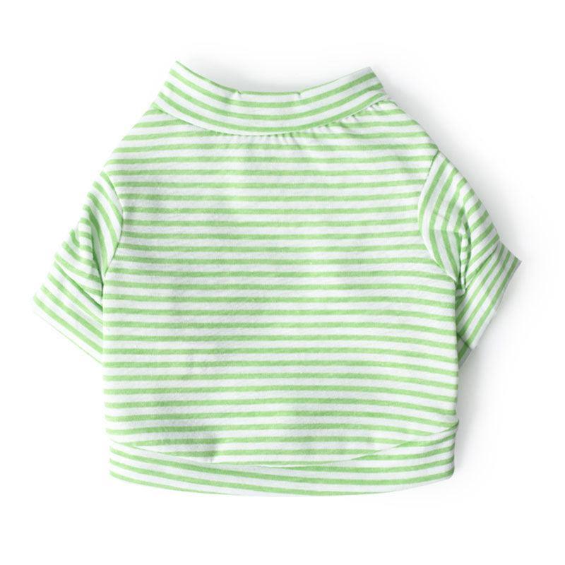 4 PCS Small Pet Striped T-Shirts - iTalkPet