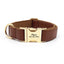 Personalized Leather Dog Collars - Customized Laser Engraved Pet Collar