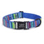 Stripe Modern Adjustable Personalize Dog Collar