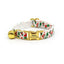 Personalized Christmas Cat Collar with Leash and Bowtie