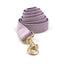 Purple Velvet Personalized Dog Collar Leash Harness Bowtie Poop Bag Set - iTalkPet