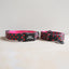 Red Flower Personalized Dog Collar with Leas & Bow tie Set - iTalkPet