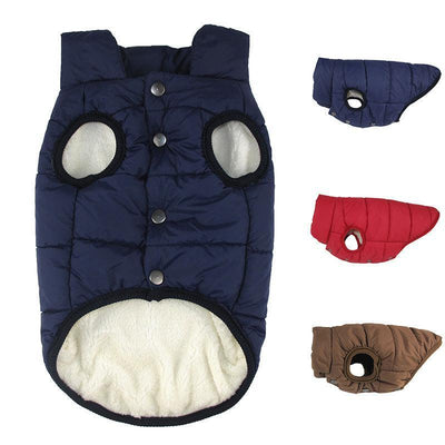 Soft Windproof Fleece Lined Warm Dog Jacket - iTalkPet