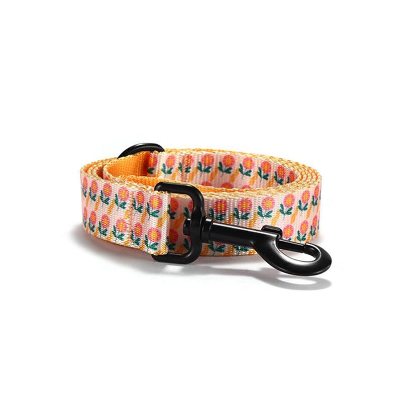 Sunflower Personalized Dog Collar with Leas & Bow tie Set - iTalkPet