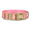 Sunrise Flower Personalized Dog Collar with Leas & Bow tie Set - iTalkPet