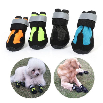 Waterproof Dog Boots Paw Protector Anti Slip Sole - 4PCS - iTalkPet