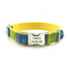 Folk Yellow Personalized Dog Collar Set - iTalkPet