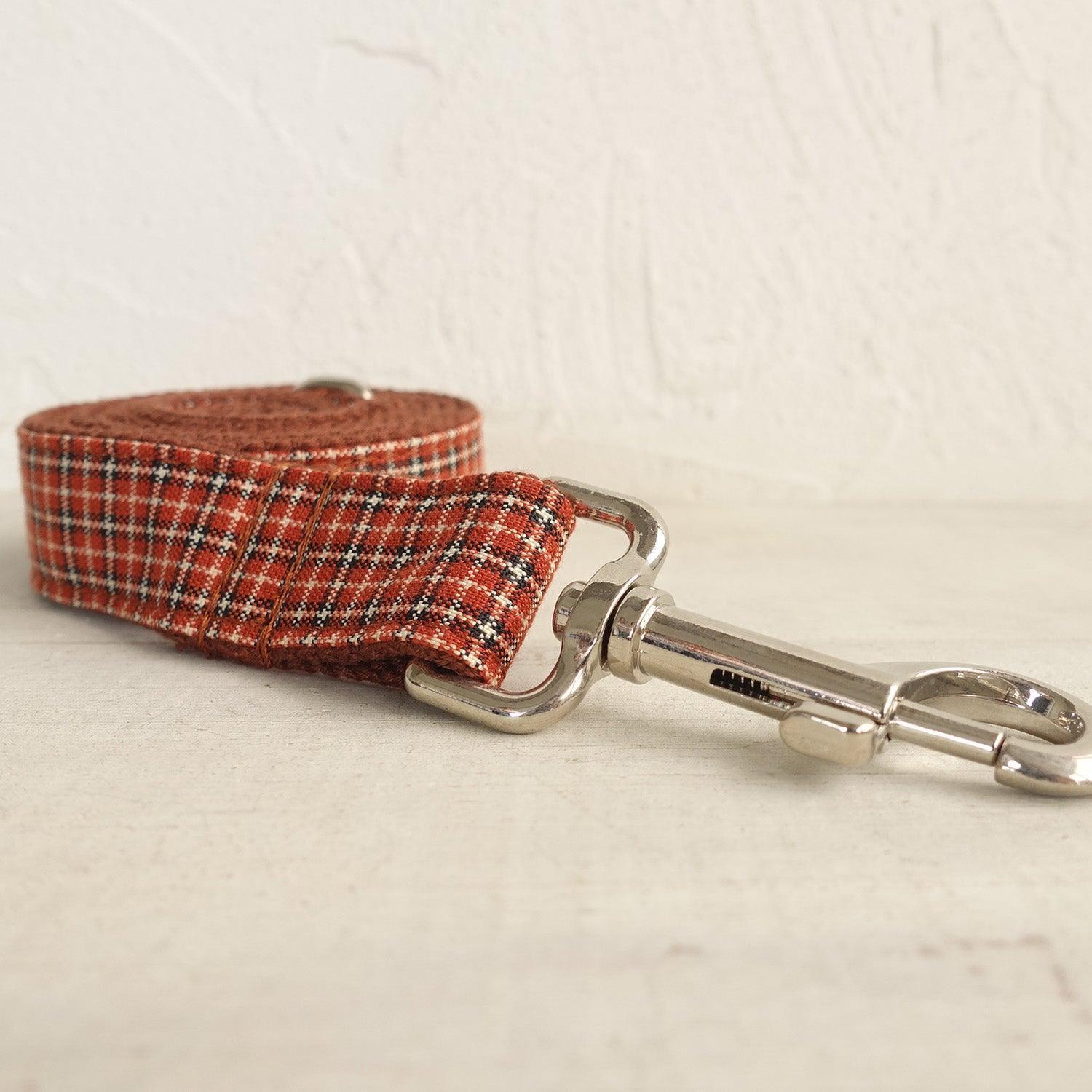 Gentle Plaid Personalized Dog Collar Set - iTalkPet