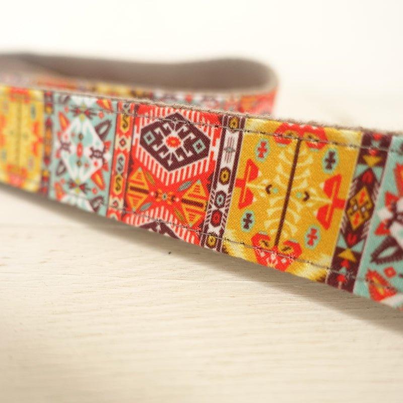 Gray Bohemian Personalized Dog Collar Set - iTalkPet