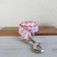 Red Leaf White Personalized Dog Collar Set - iTalkPet