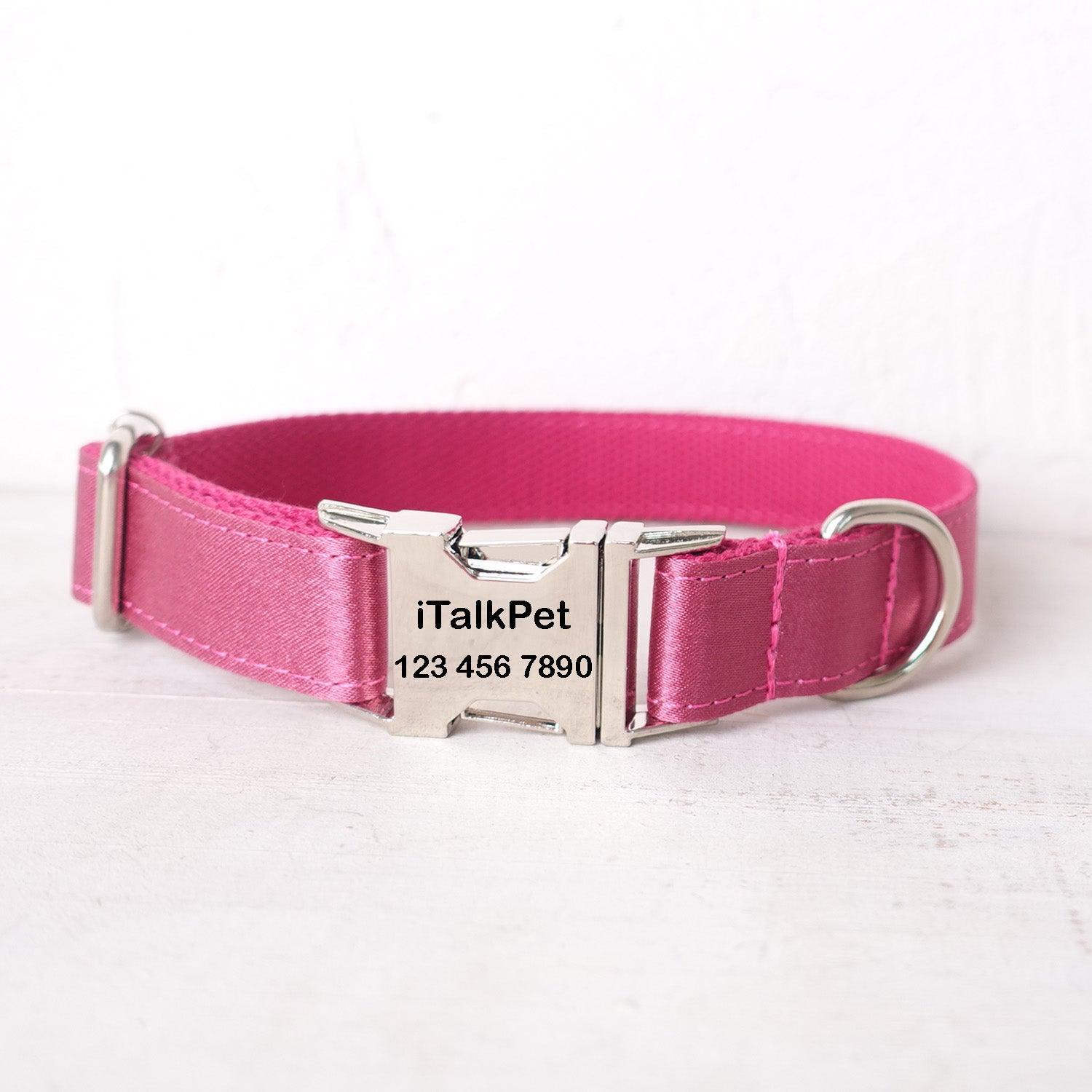 Shiny Cherry Personalized Dog Collar Set - iTalkPet