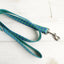 Teal Green Plaid Personalized Dog Collar Set - iTalkPet