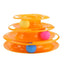 Tower of Tracks Interactive Cat Toy Roller 3-Level Turntable Cat Toys with Balls - iTalkPet